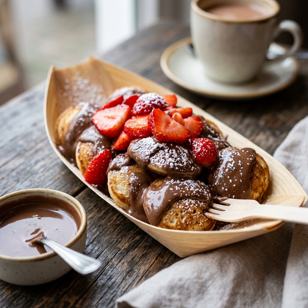 Dutch Drip Belgian Berry Poffertjes