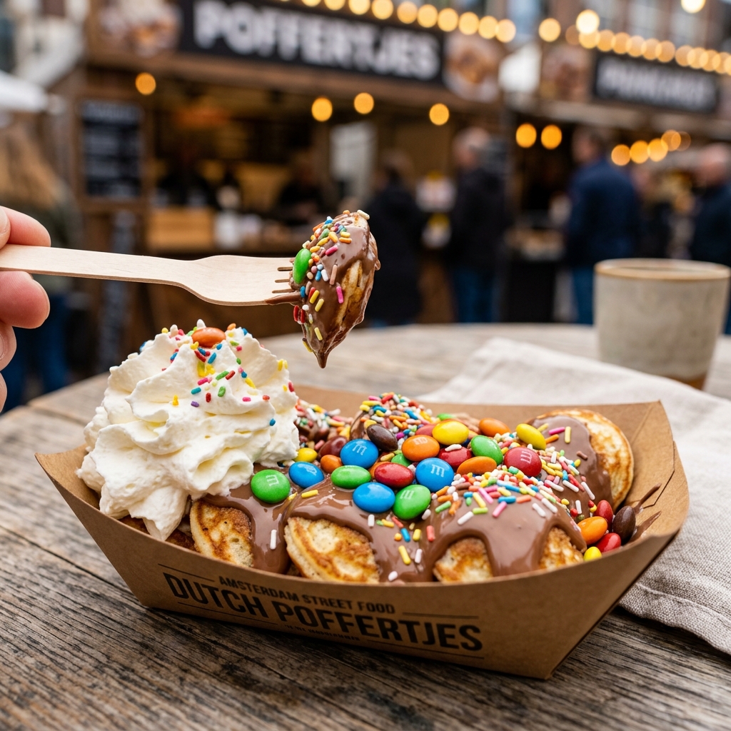 Dutch Drip Carnival Crunch Poffertjes