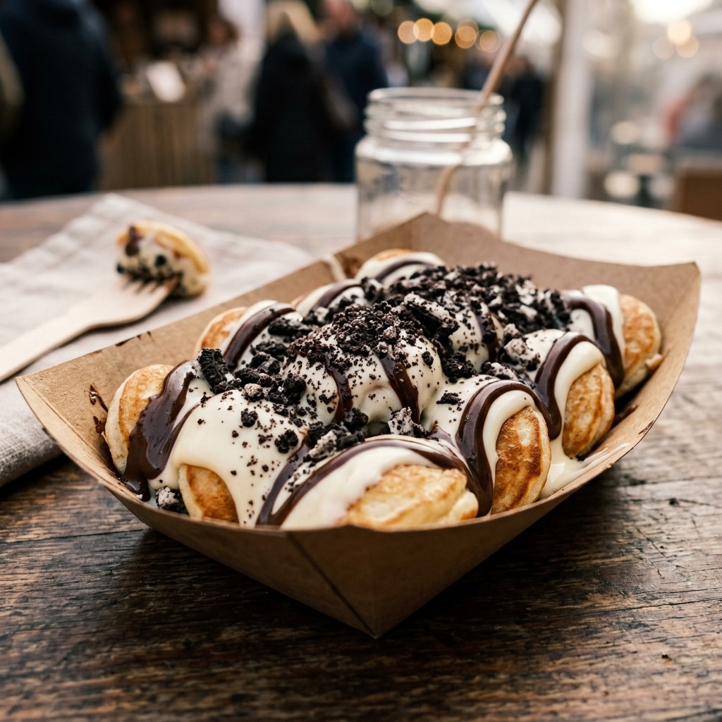 Dutch Drip Cookies and Cream